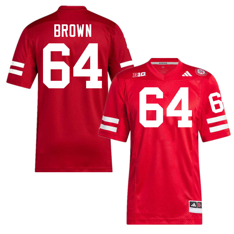 Bob Brown Nebraska Jersey,Nebraska Cornhuskers Football Uniforms,Jersey-Scarlet